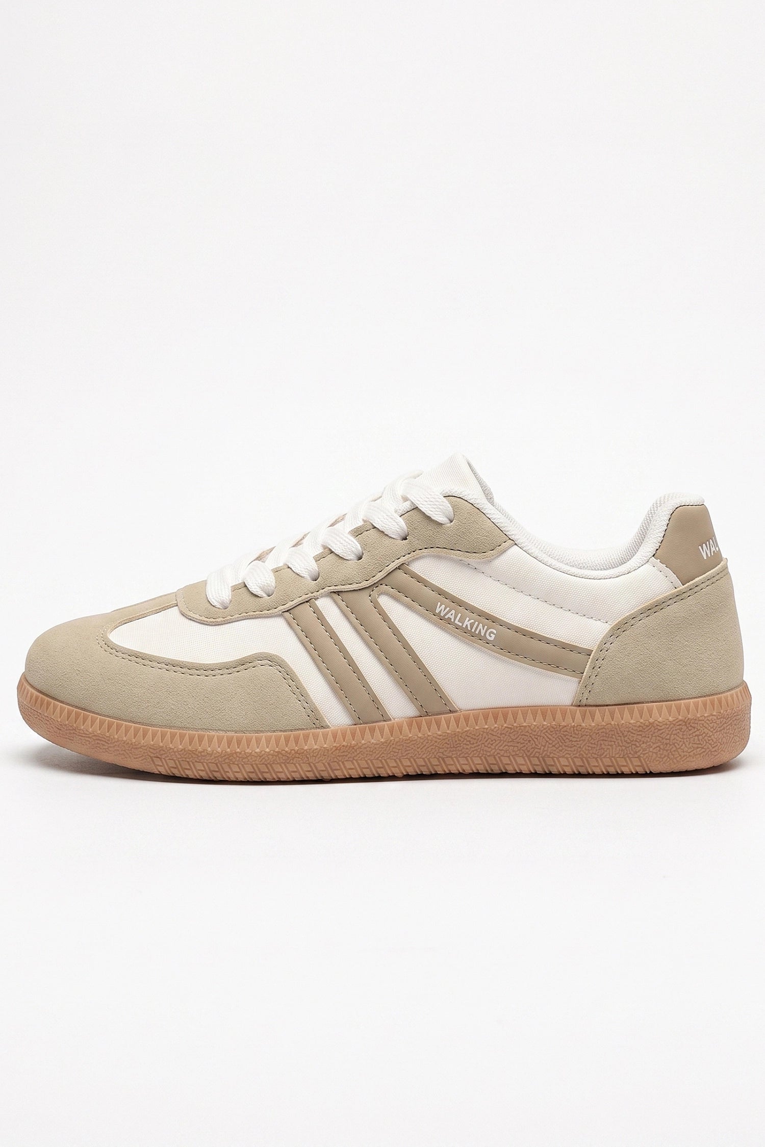 Women's Retro Gum Sole Trainers Lace Up