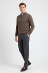 Caurelle | Men’s Wool Half-Height Collar Half-Zip Jumper