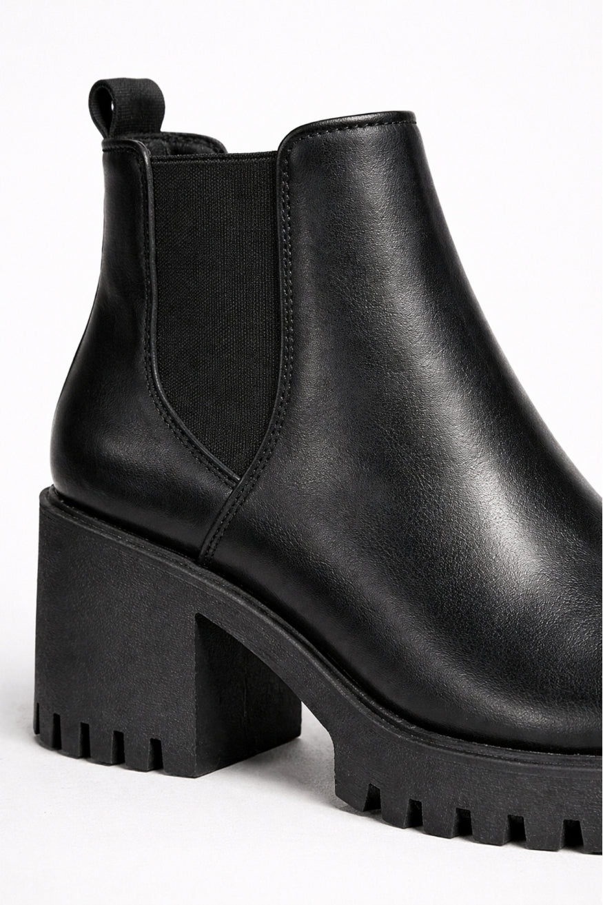 Caurelle | Women’s Ankle Boots – Thick-Soled Chunky Heel