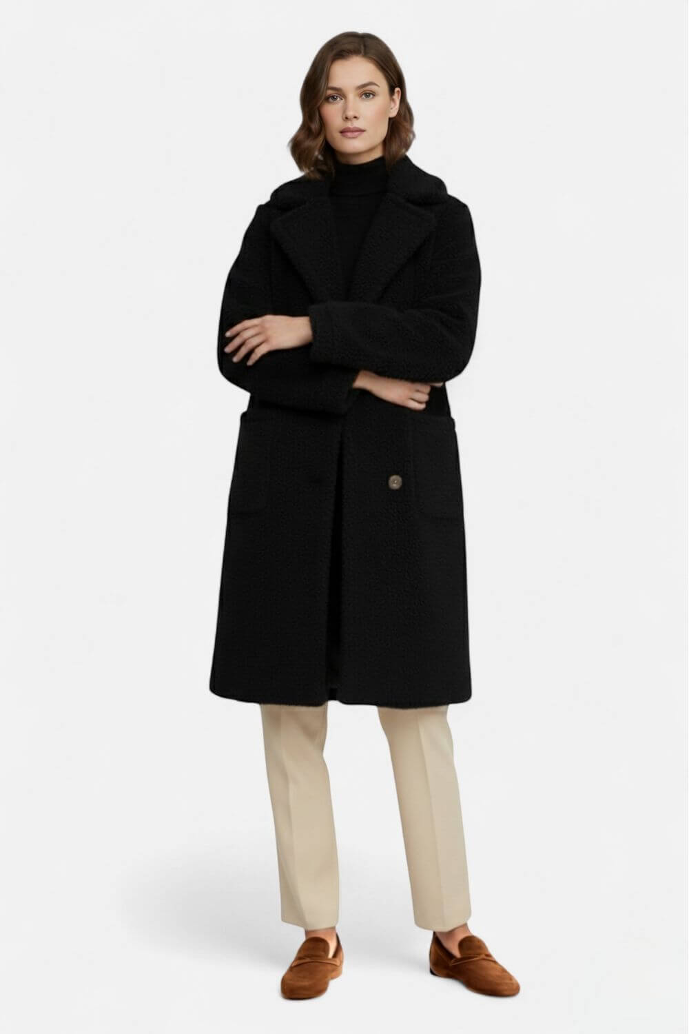 Caurelle | Women’s Long Coat – Sophisticated Warmth for the Season