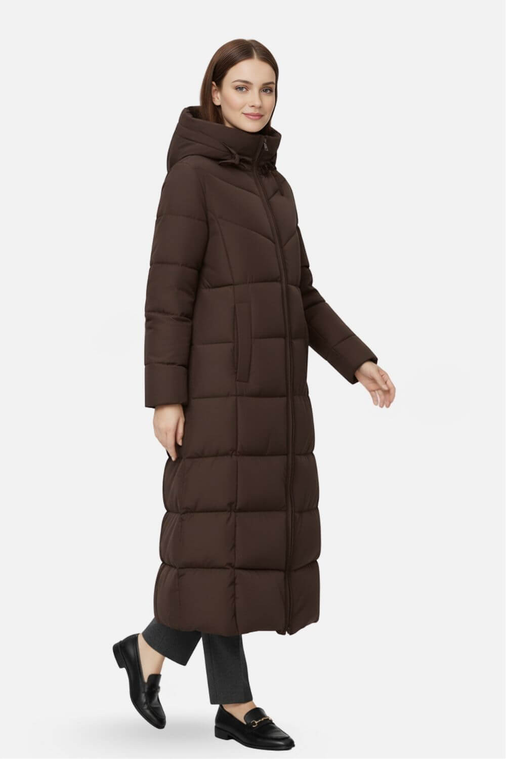 Caurelle | Women’s Long Hooded Puffer Coat