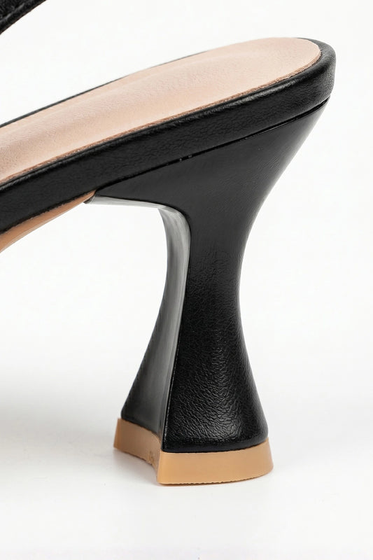Caurelle | Women’s Slip-On Glossy Leather Look Heels Formal Everyday Wear