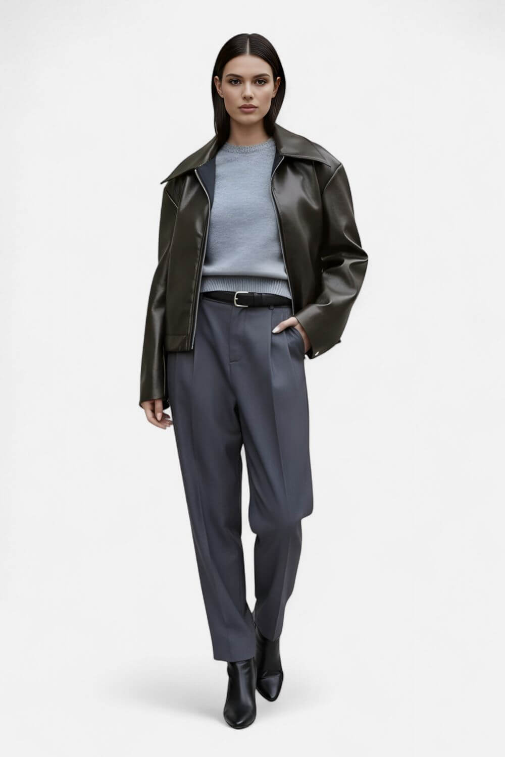 Caurelle | Women’s Leather Jacket – Effortless Edge with Timeless Appeal