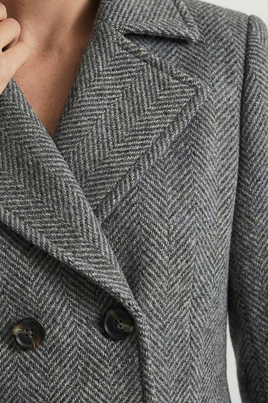 Caurelle | Women’s Long Double Breasted Elegant Coat