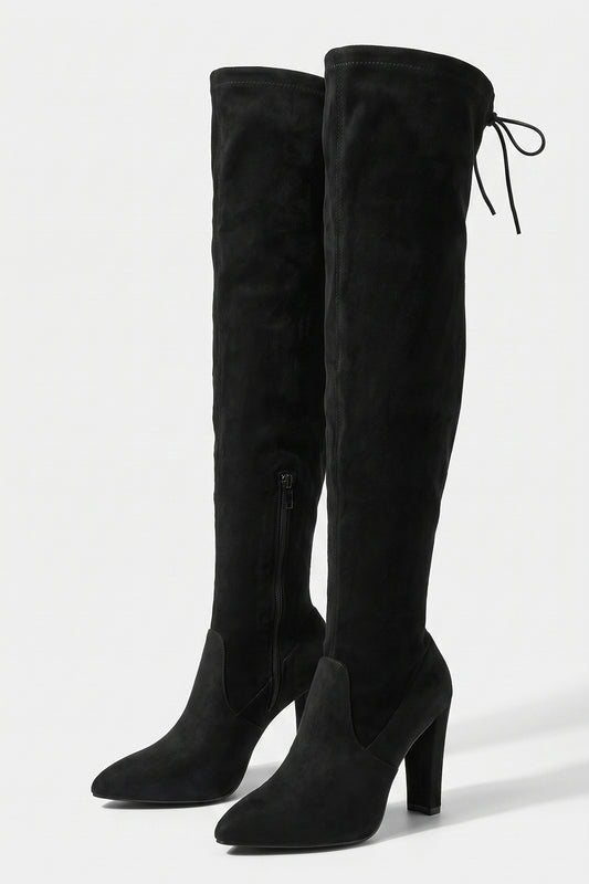 Women's Winter Comfortable Suede Knee High Boots