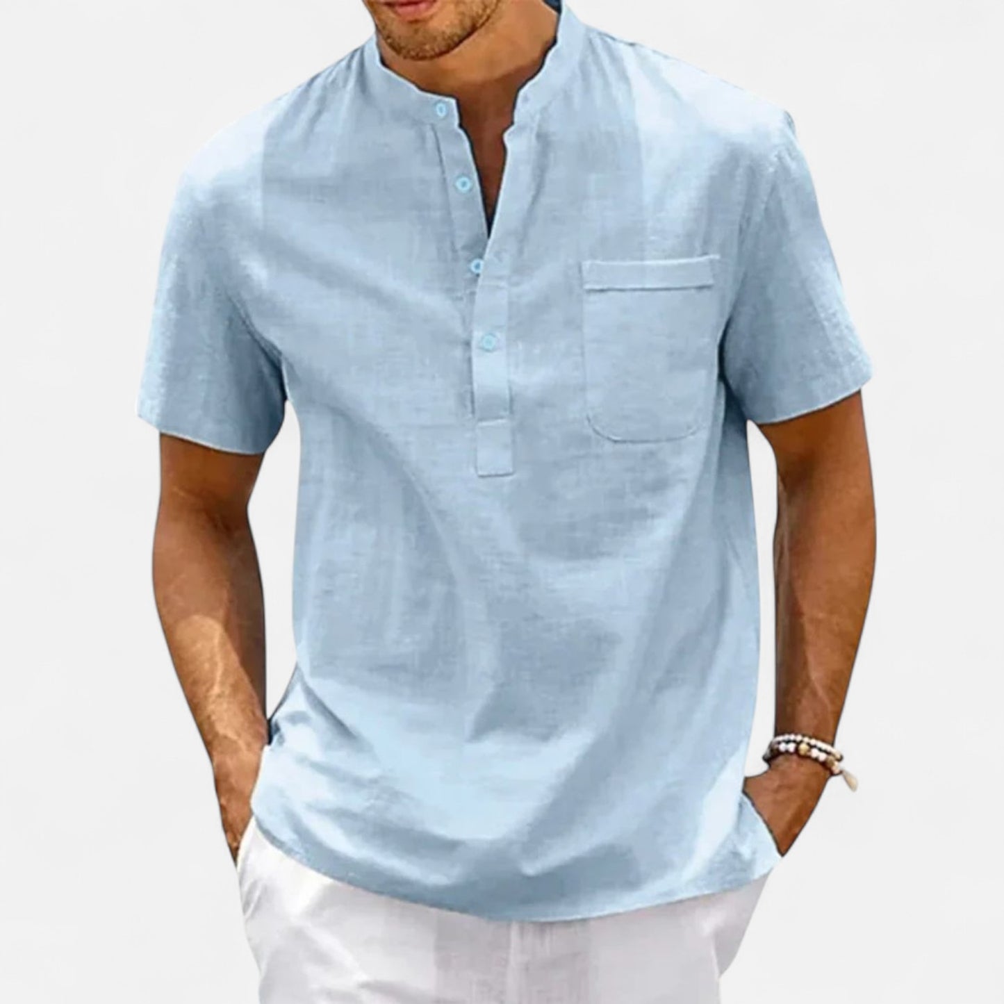 Caurelle | Henley Short Sleeve – Effortless Style, Everyday Comfort
