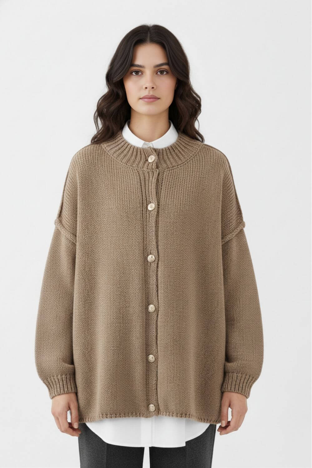 Caurelle | Women’s Soft Knit Cardigan Jumper with Elegant Fit