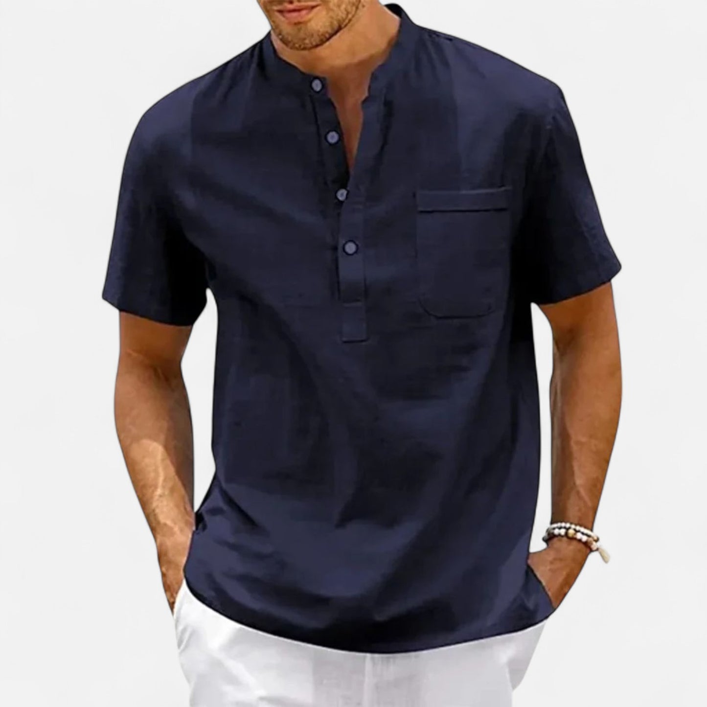 Caurelle | Henley Short Sleeve – Effortless Style, Everyday Comfort