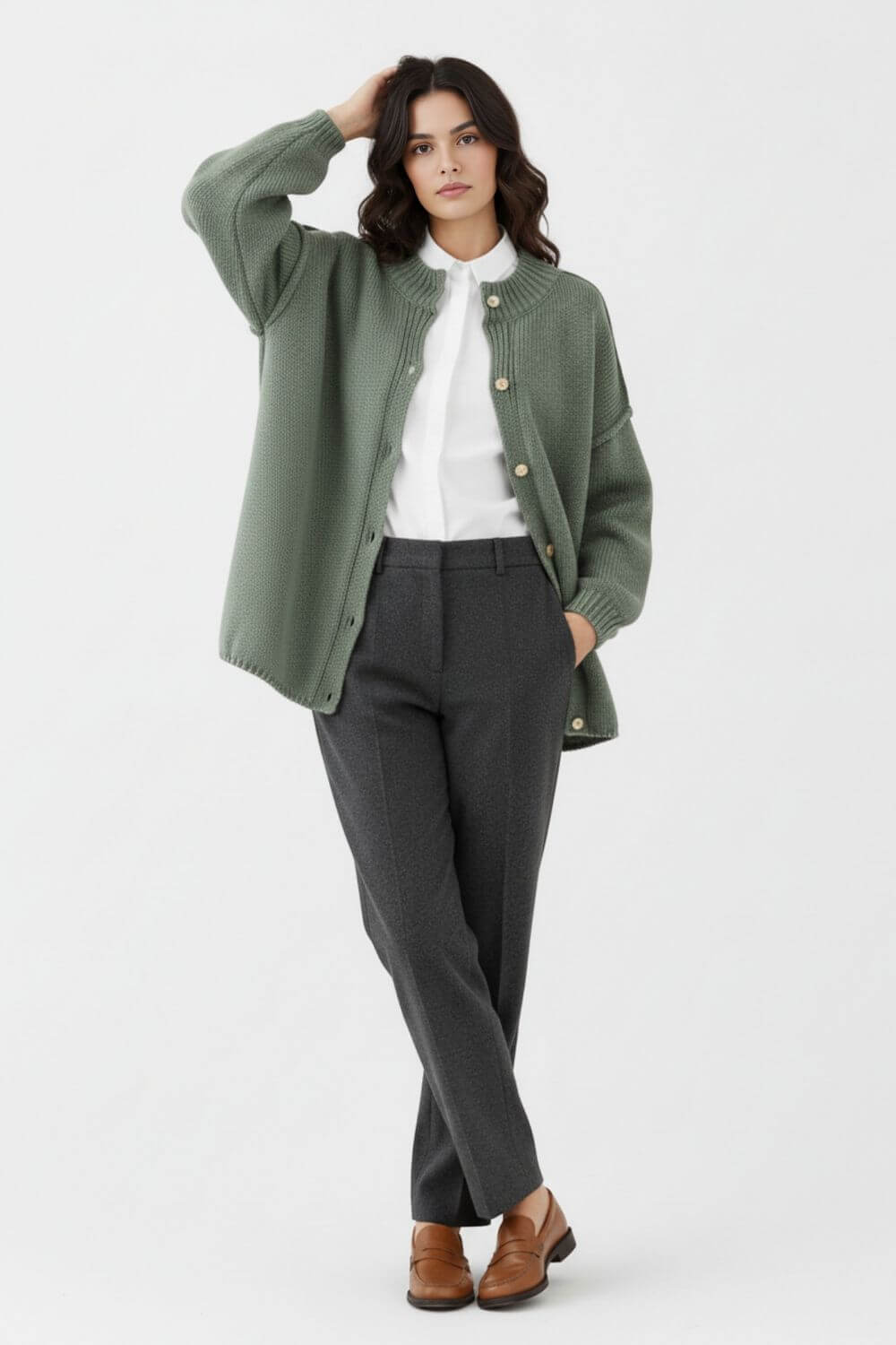 Caurelle | Women’s Soft Knit Cardigan Jumper with Elegant Fit