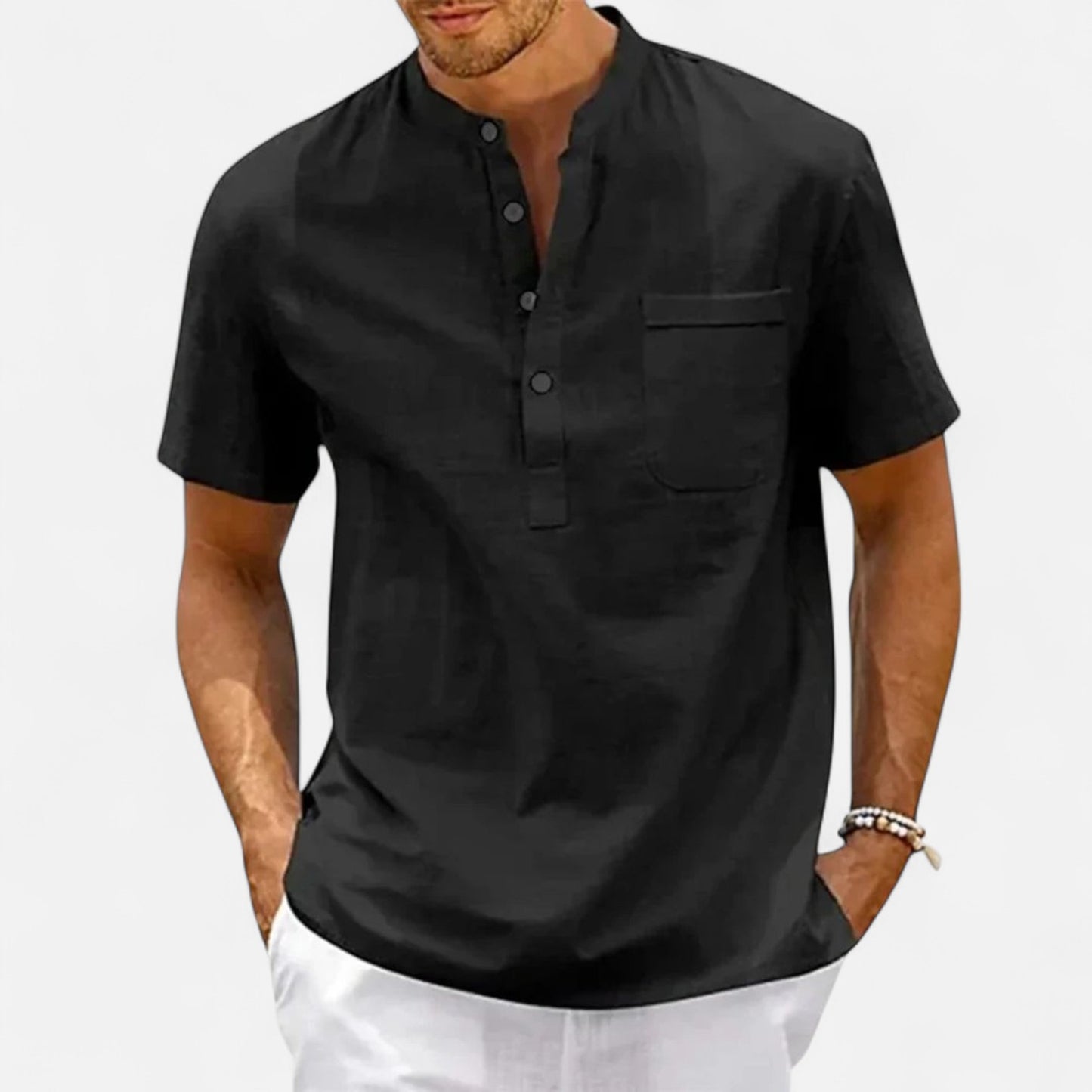 Caurelle | Henley Short Sleeve – Effortless Style, Everyday Comfort