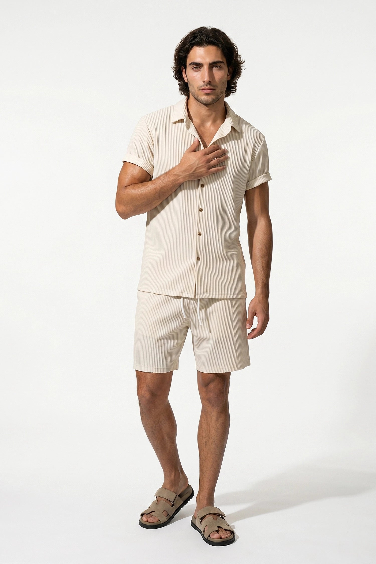 Caurelle | Men’s Shirt and Shorts Set Style Summer Wear