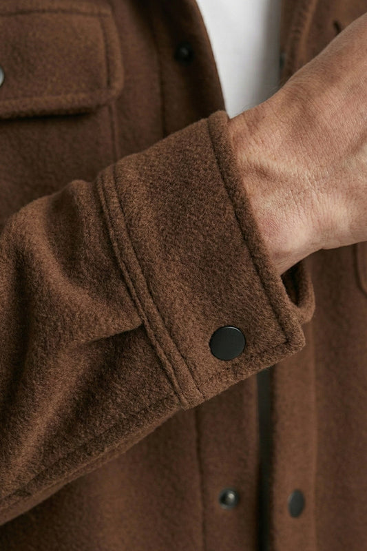 Caurelle | Men’s Spring Shacket – Lapel Collar