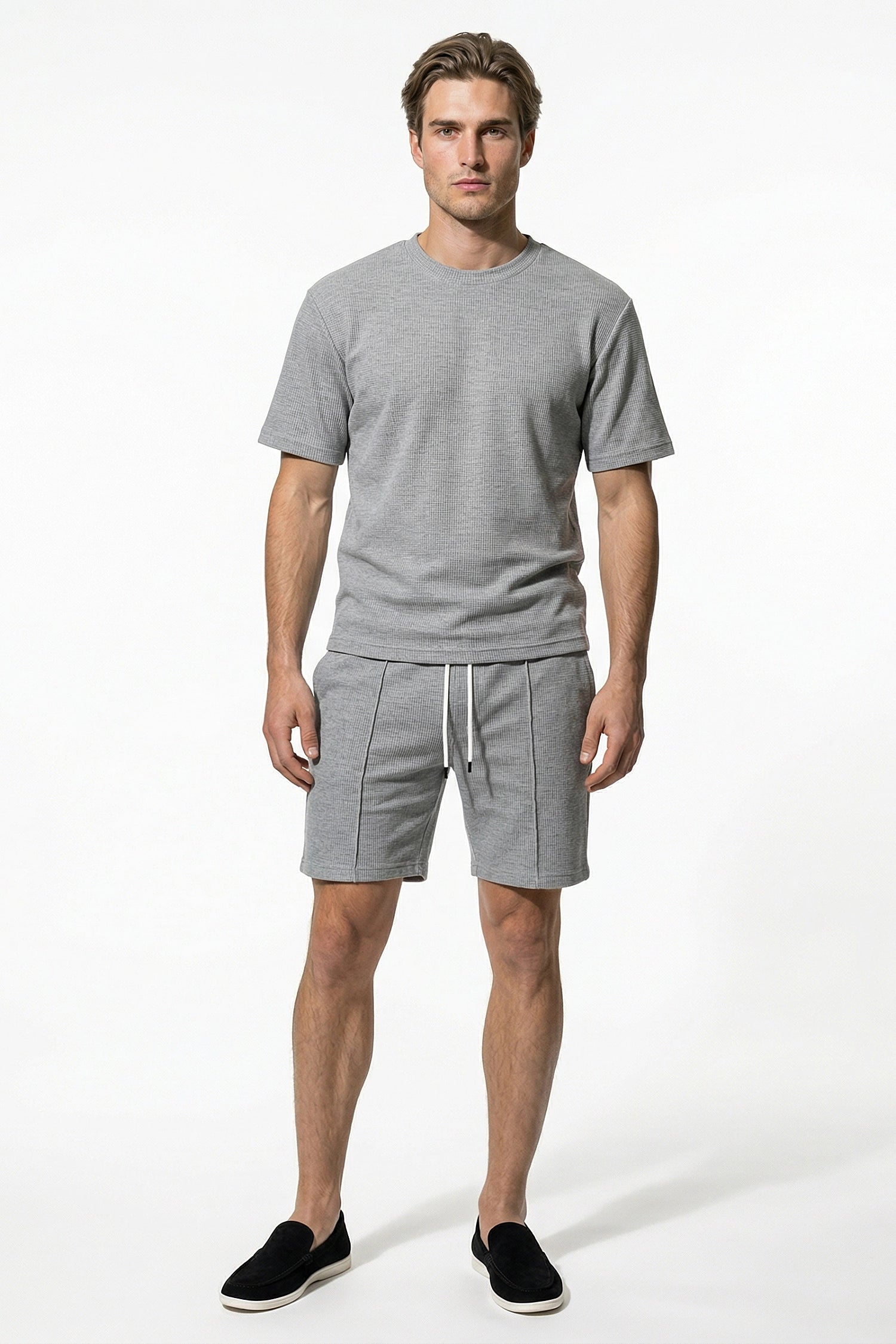 Caurelle | Men’s Waffle Knit Co-Ord Set
