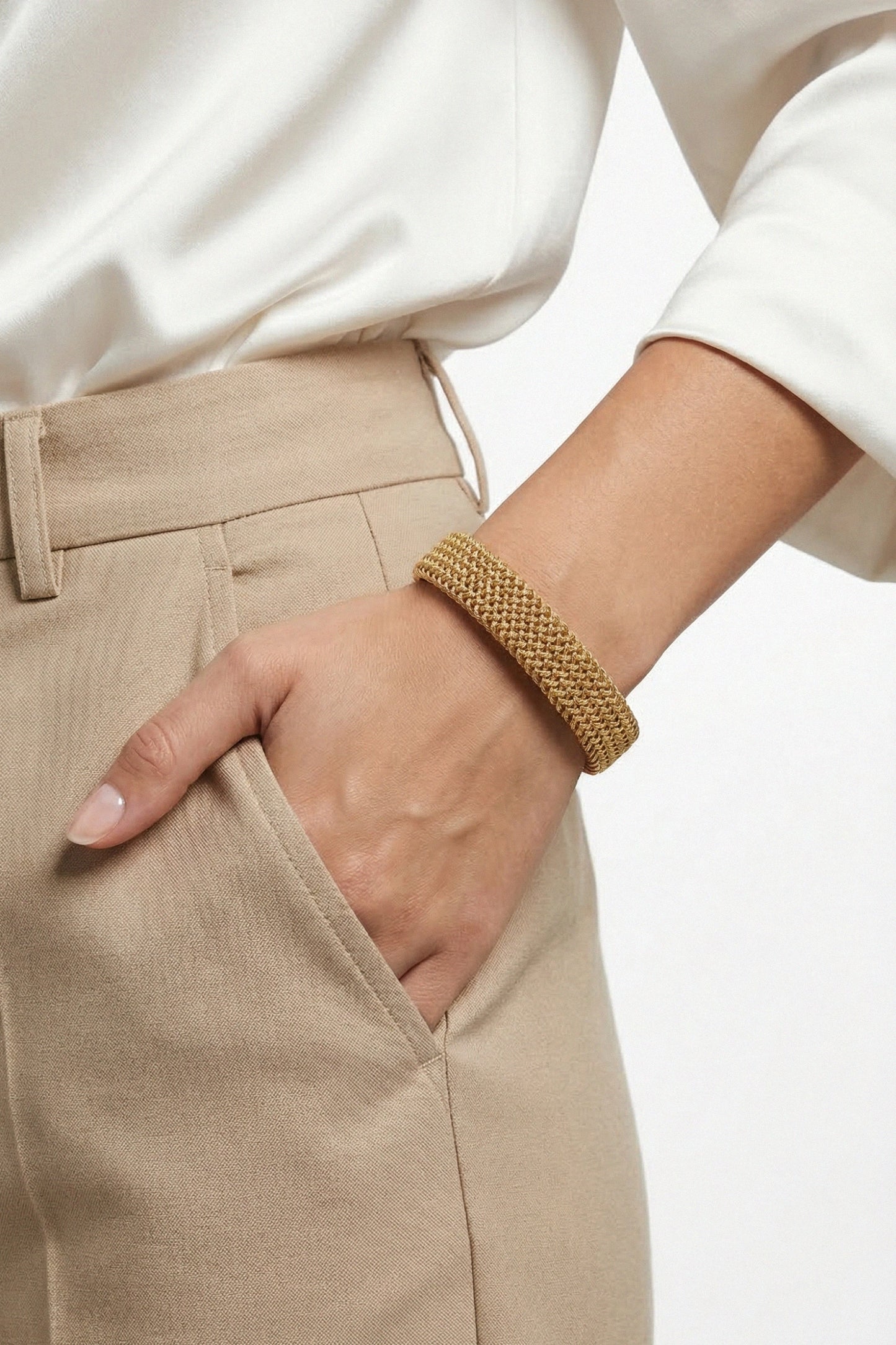 Caurelle | Women’s 18K Gold-Plated Elegant Bracelet