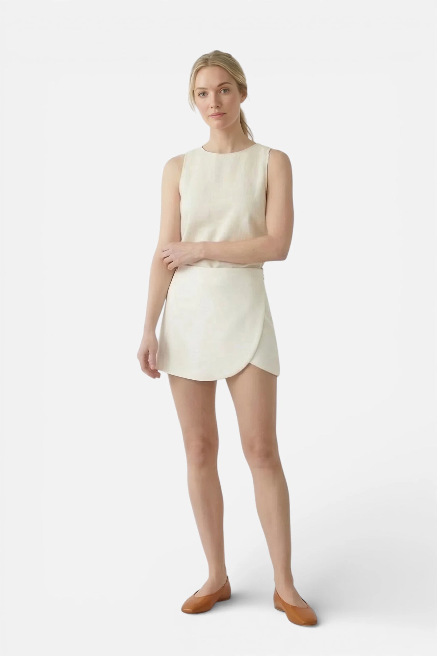 Caurelle | Women’s Asymmetric Mini Skirt – Modern Elegance