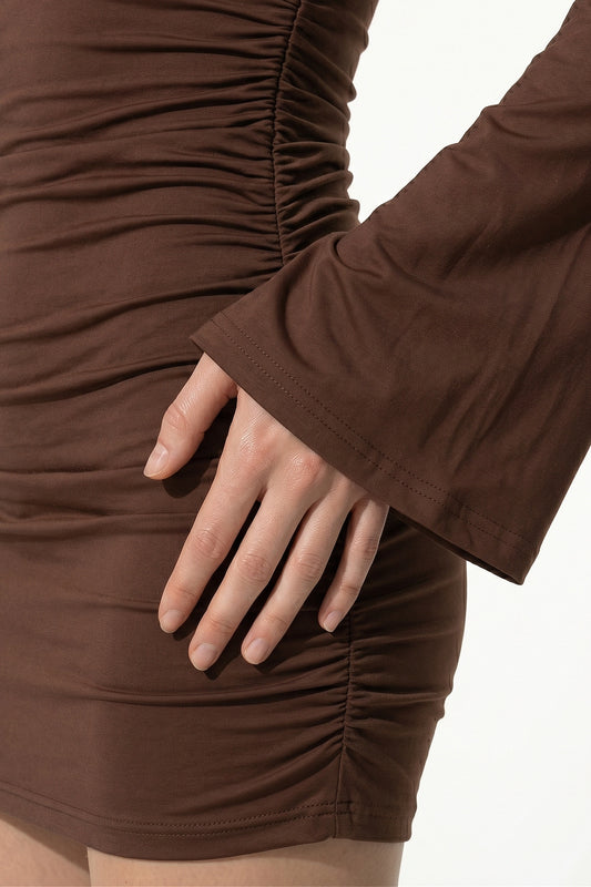 Caurelle | Women’s Asymmetric Neck Mini Dress