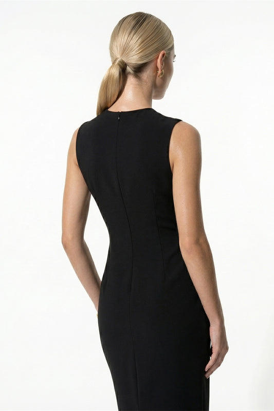 Caurelle | Women’s Elegant Sleeveless Midi Dress