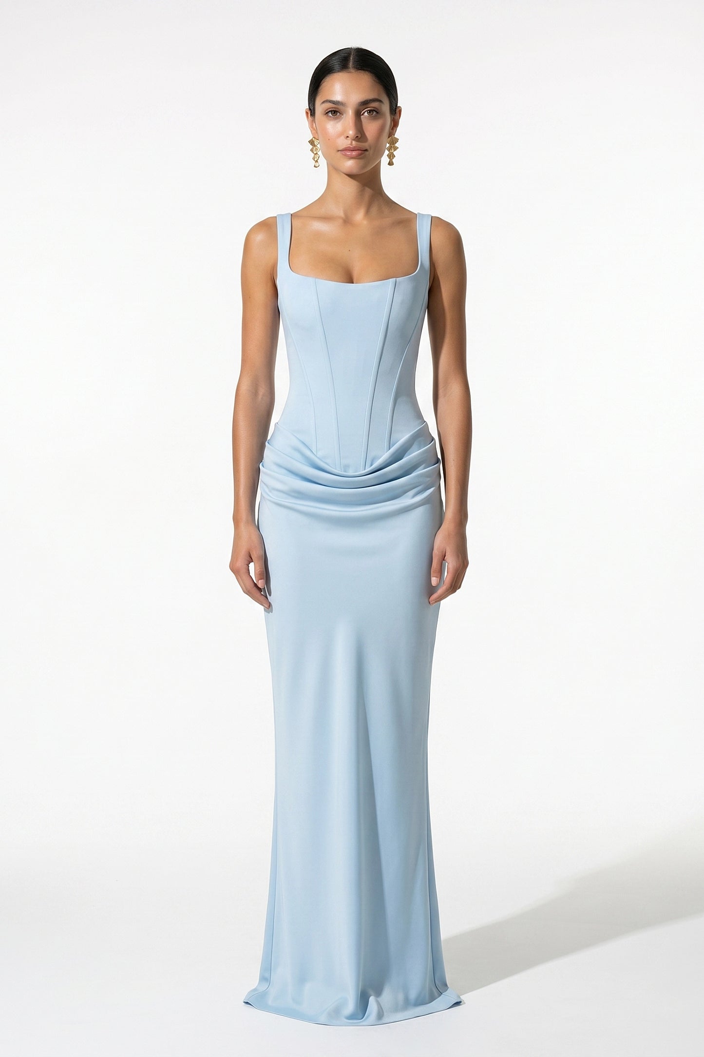 Caurelle | Women’s Corset Maxi Dress Sculpted Hourglass Elegance