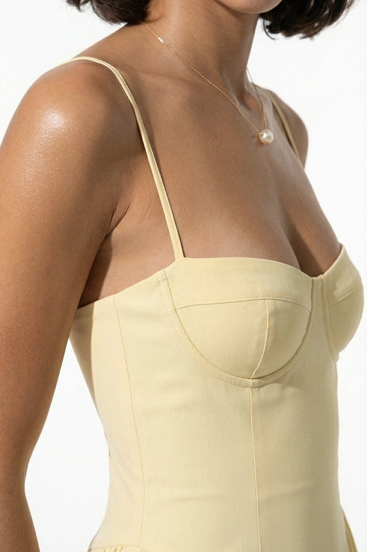 Caurelle | Women’s Sleeveless Backless Pleated Midi Dress