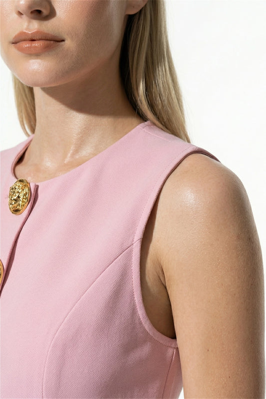 Caurelle | Women’s Waistcoat with Metal Buttons