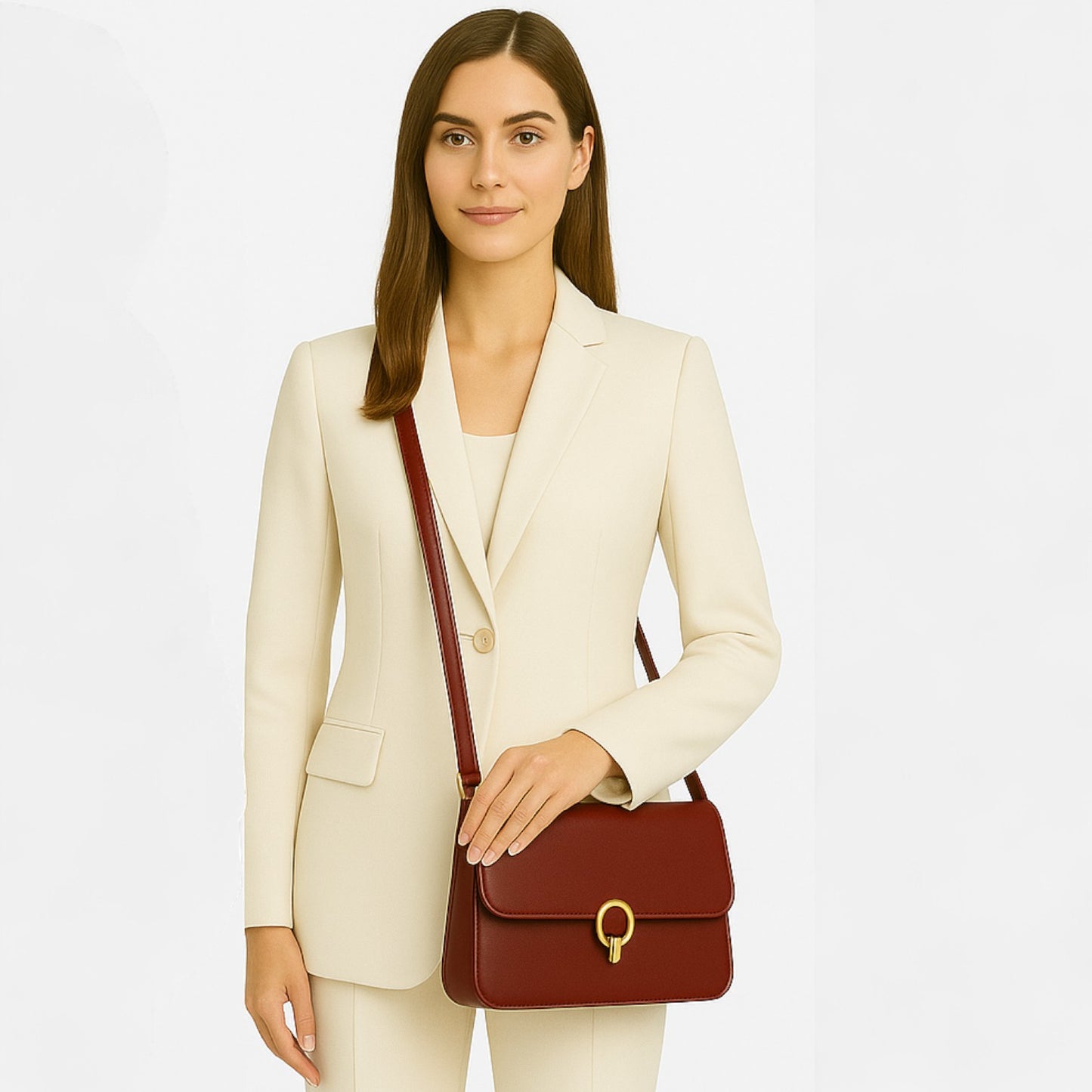 Caurelle | Women's Retro High-End Textured Underarm Crossbody Shoulder Bag
