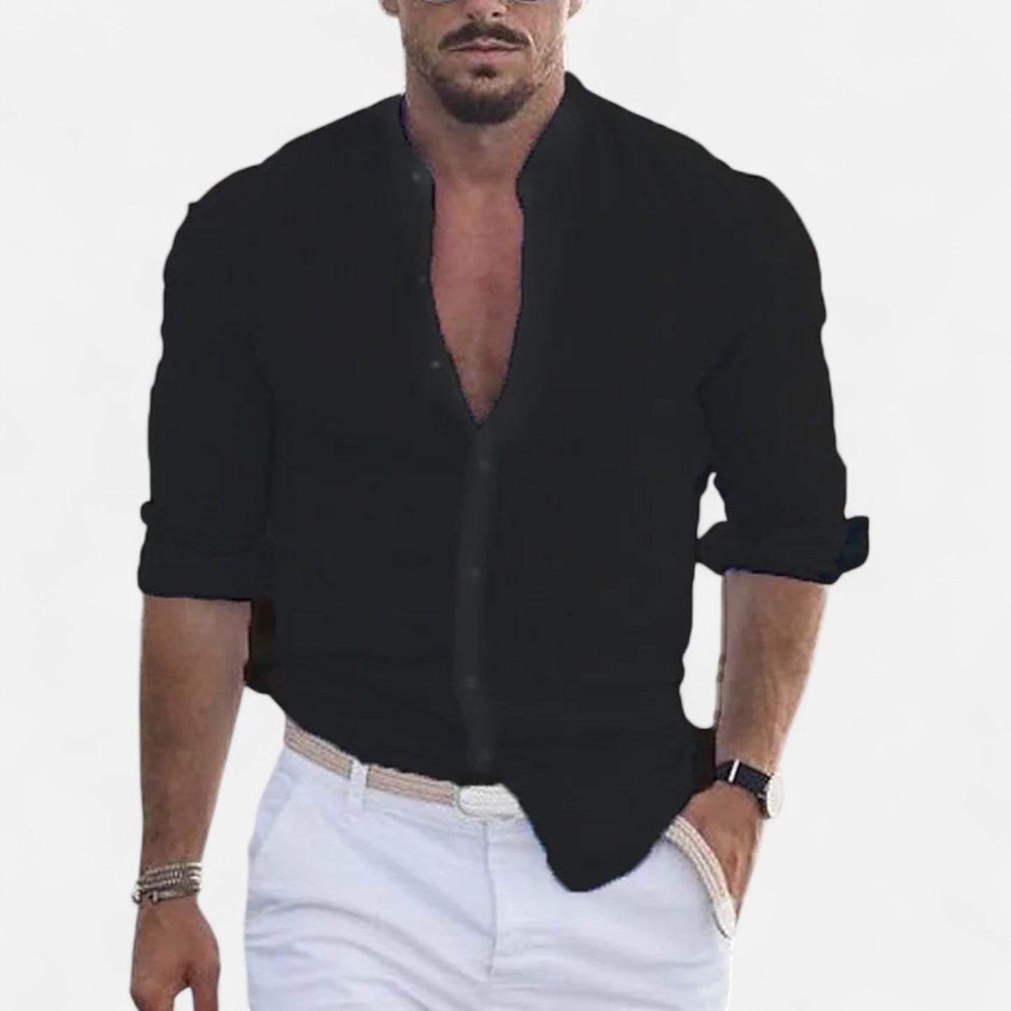 Caurelle | Adriano Linen Shirt for Men – Effortless Elegance for Warm Days