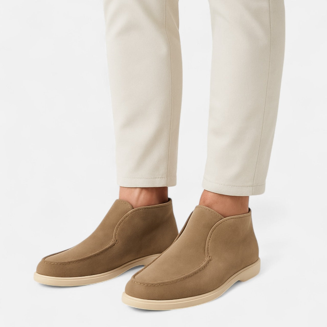 Caurelle | High-Top Suede Loafers – Elevated Comfort & Timeless Style