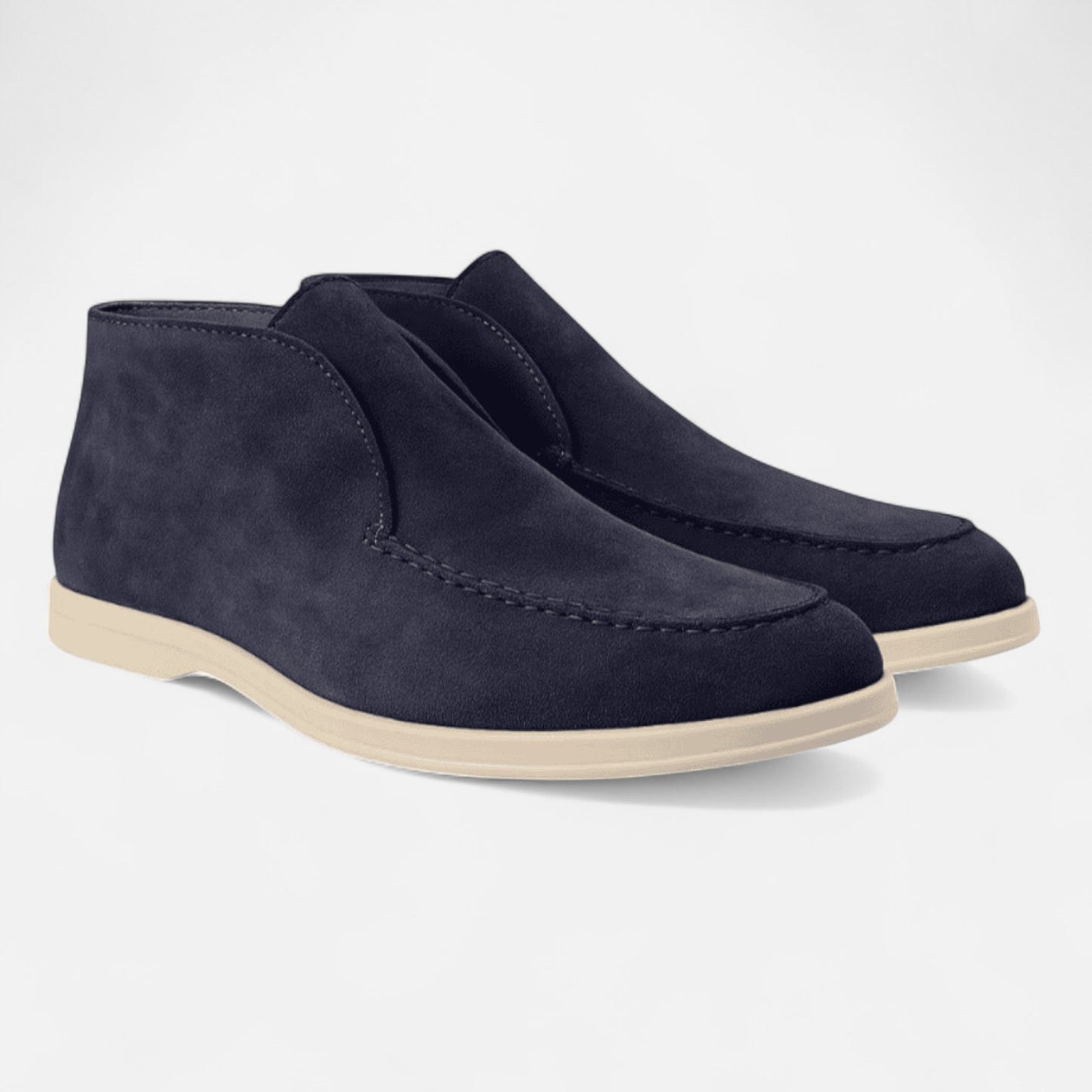 Caurelle | High-Top Suede Loafers – Elevated Comfort & Timeless Style