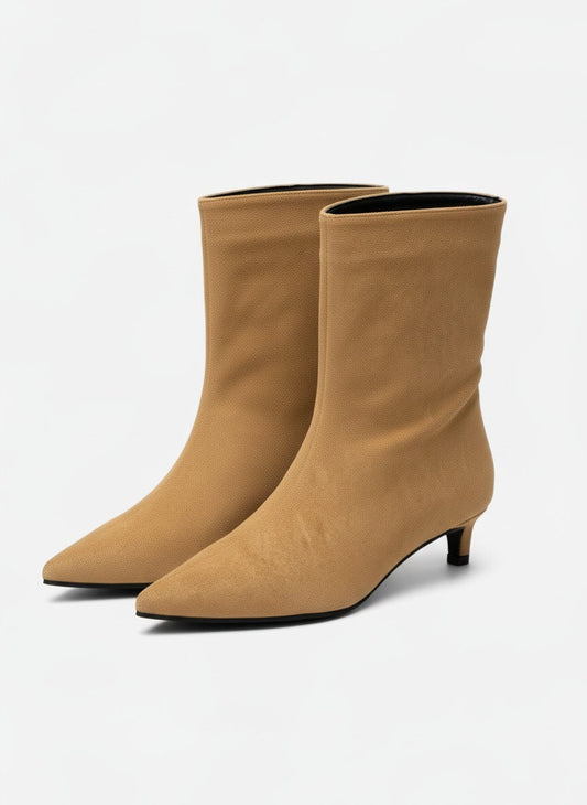 Caurelle | Women’s Pointed-Toe Ankle Boots – Vintage Elegance