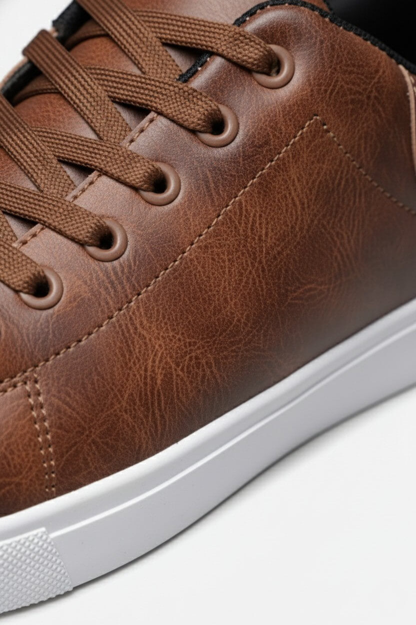 Caurelle | Men’s Casual Shoes – Lace-Up Solid Colour