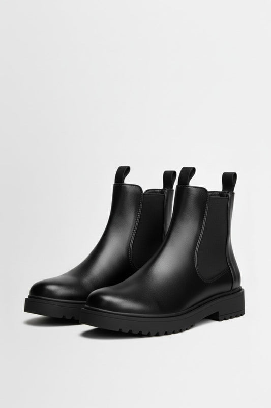 Caurelle | Women’s Chelsea Boots – Slip-On Chunky Platform Design