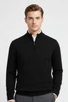 Caurelle | Men’s Wool Half-Height Collar Half-Zip Jumper