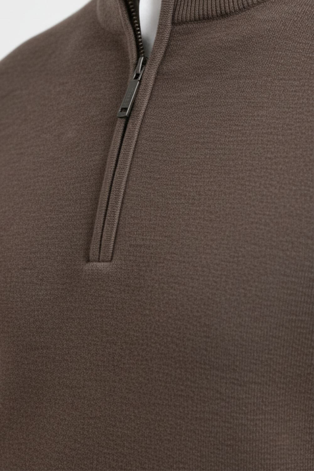 Caurelle | Men’s Wool Half-Height Collar Half-Zip Jumper