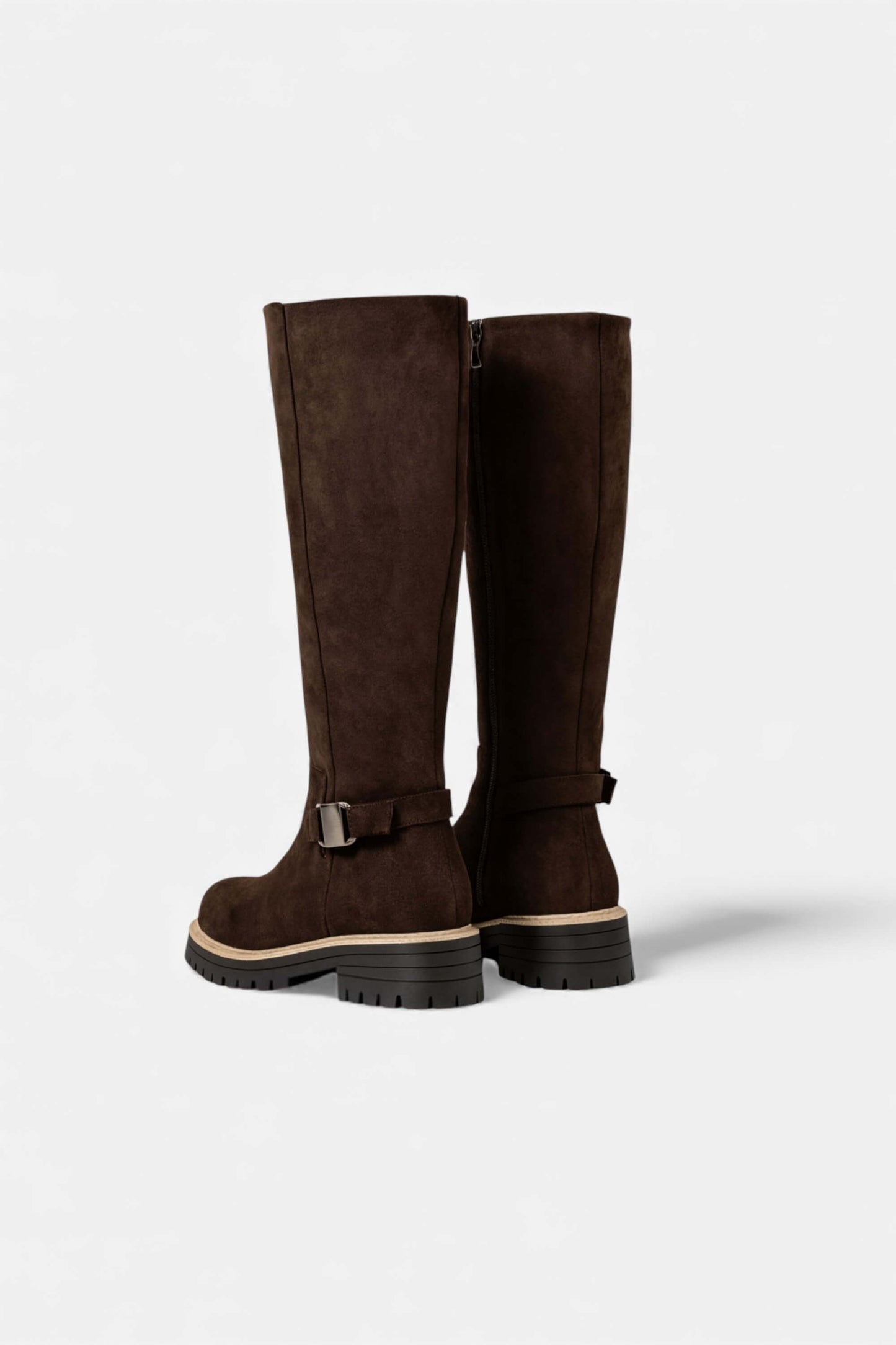 Caurelle | Women’s Knee High Boots with Refined Buckle Detail