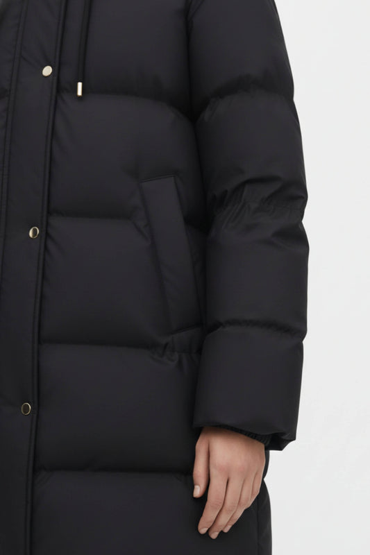 Caurelle | Women’s Mid-Long Hooded Puffer Coat