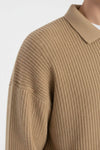 Caurelle | Men’s Knitted Jumper – Loose Polo Collar Autumn Winter