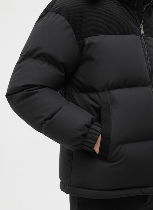 Caurelle | Men’s Puffer Jacket – Modern Warmth with Refined Simplicity
