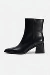 Caurelle | Women’s Pointed-Toe Side-Zip Ankle Boots – Timeless Elegance