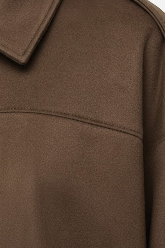 Caurelle | Women’s Cropped Suede Bomber Jacket – Timeless Elegance