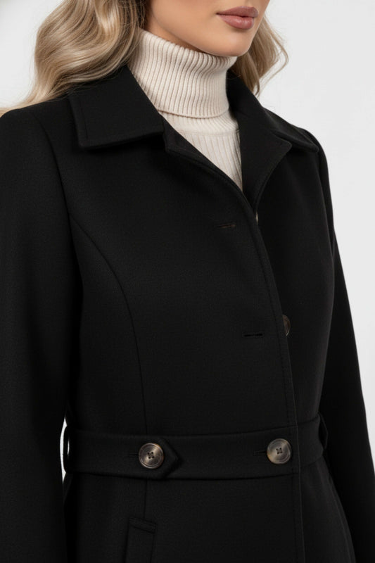Caurelle | Women’s Elegant Buttoned Winter Coat