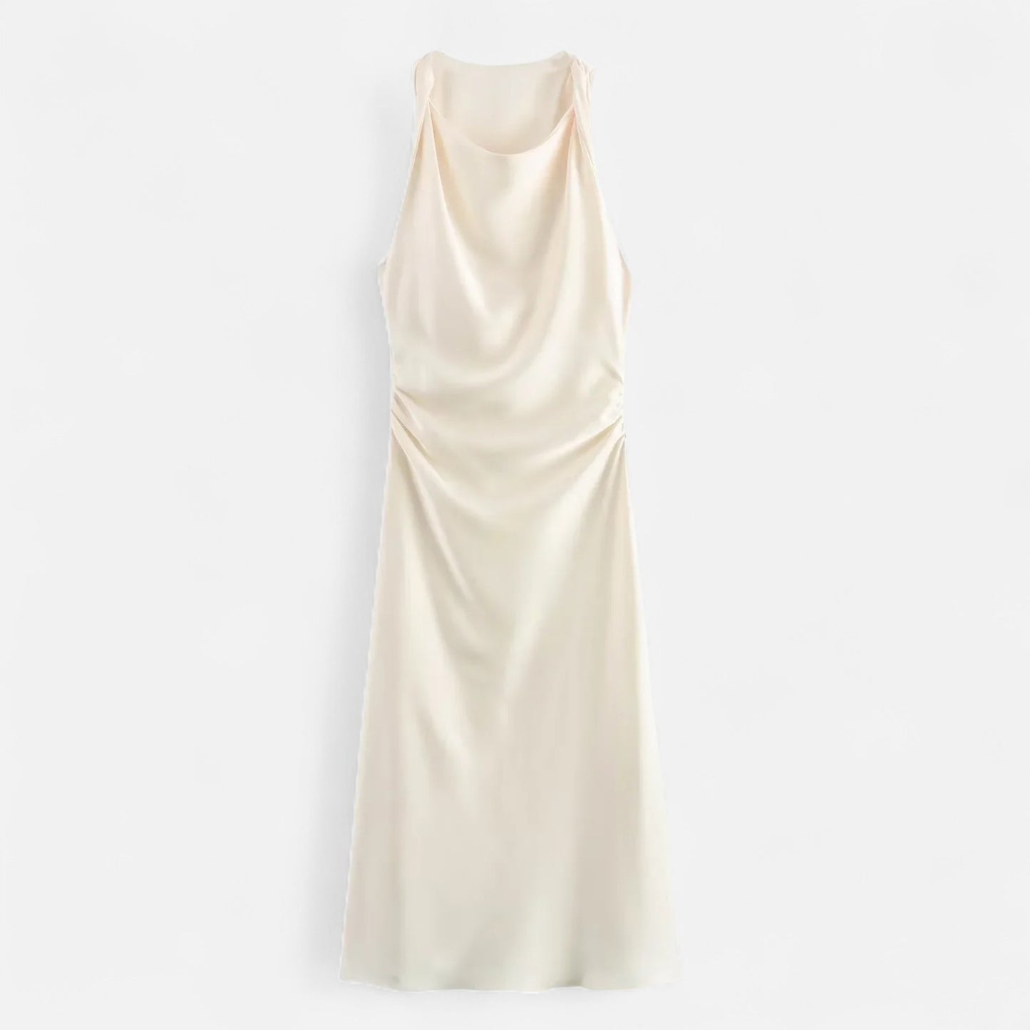 Caurelle | Sleeveless Slip Midi Dress – Effortless Elegance for Every Occasion