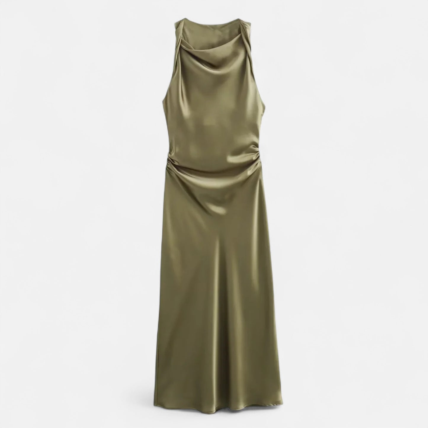 Caurelle | Sleeveless Slip Midi Dress – Effortless Elegance for Every Occasion
