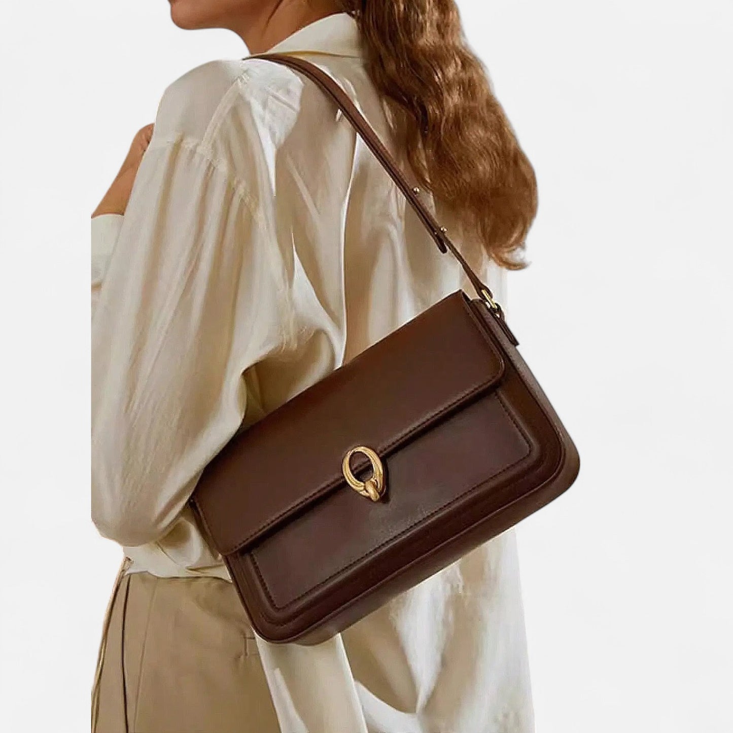 Caurelle | Women's Retro High-End Textured Underarm Crossbody Shoulder Bag