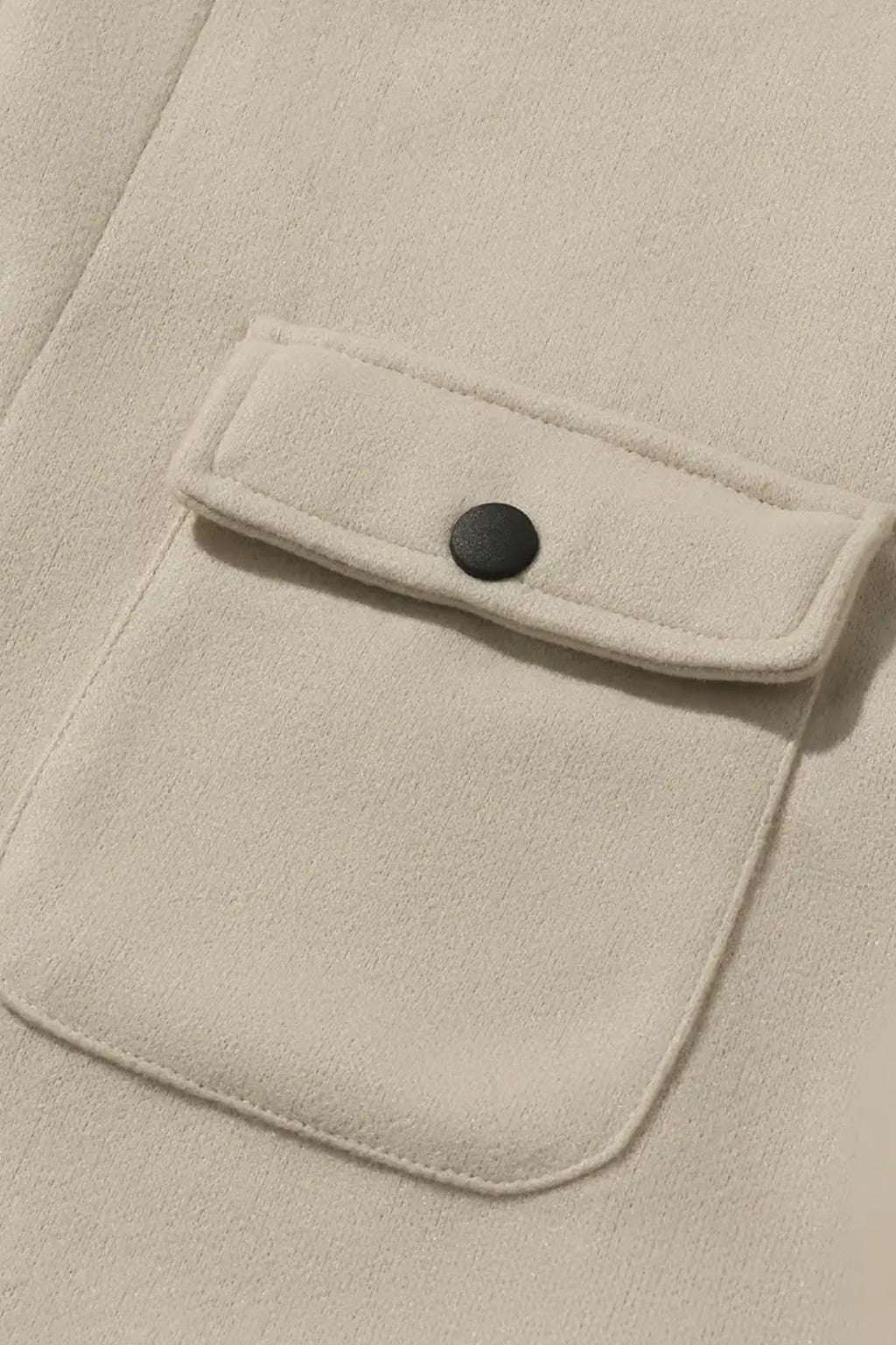 Caurelle | Men’s Overshirt Jacket – Woven Lapel Collar Autumn Winter