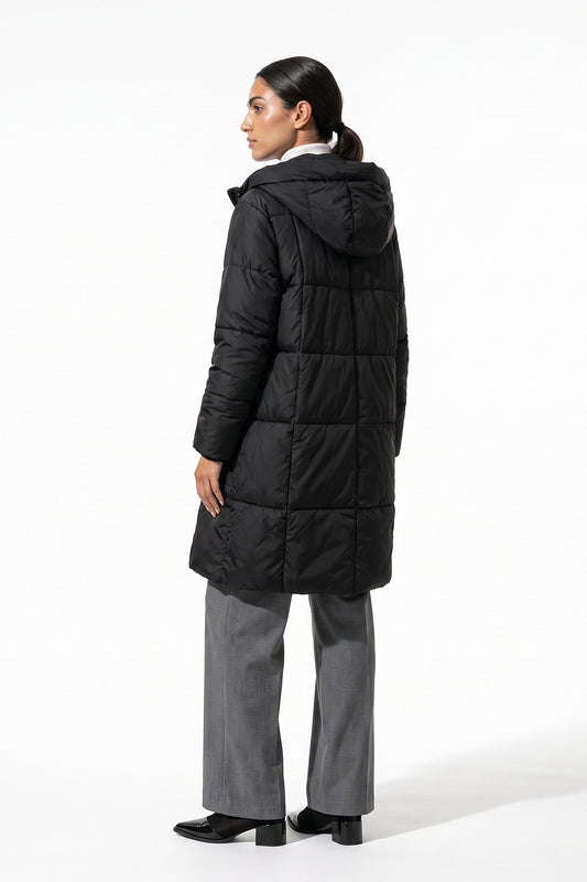 Women’s Winter Warm Long Hooded Puffer Coat