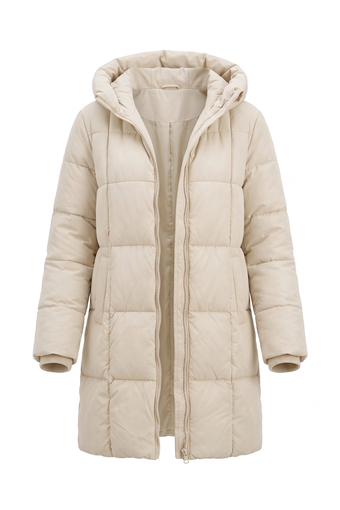 Women’s Winter Warm Long Hooded Puffer Coat