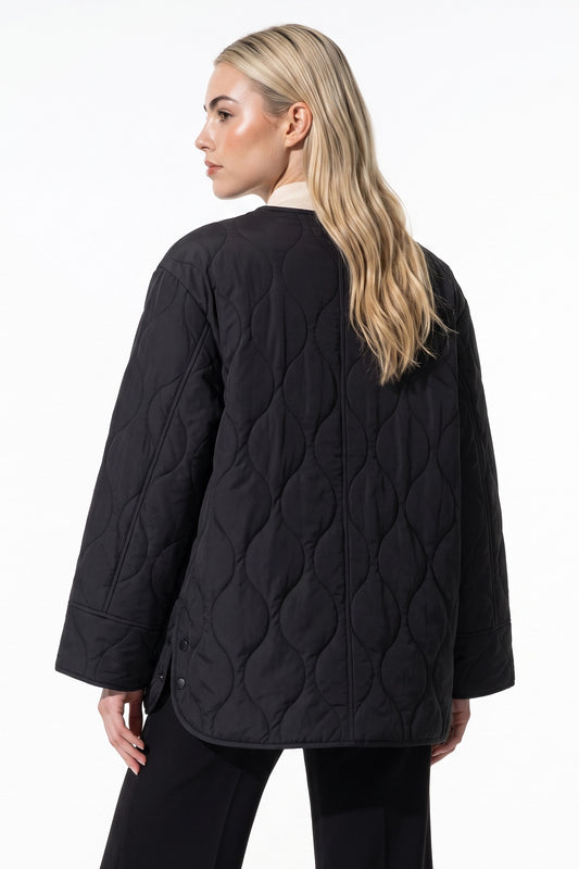 Women’s Winter Lightweight Quilted Jacket with Relaxed Fit