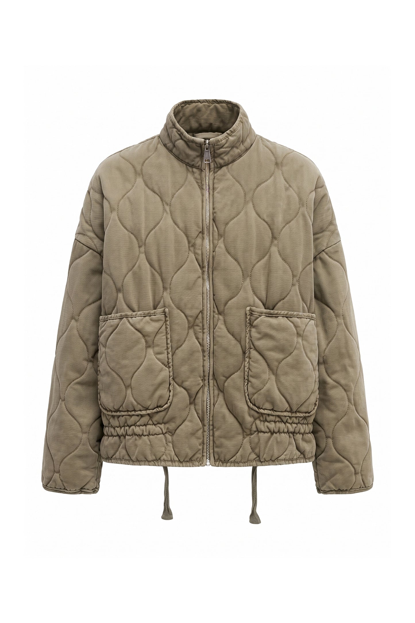 Women’s Winter Warm High Collar Quilted Jacket with Relaxed Fit