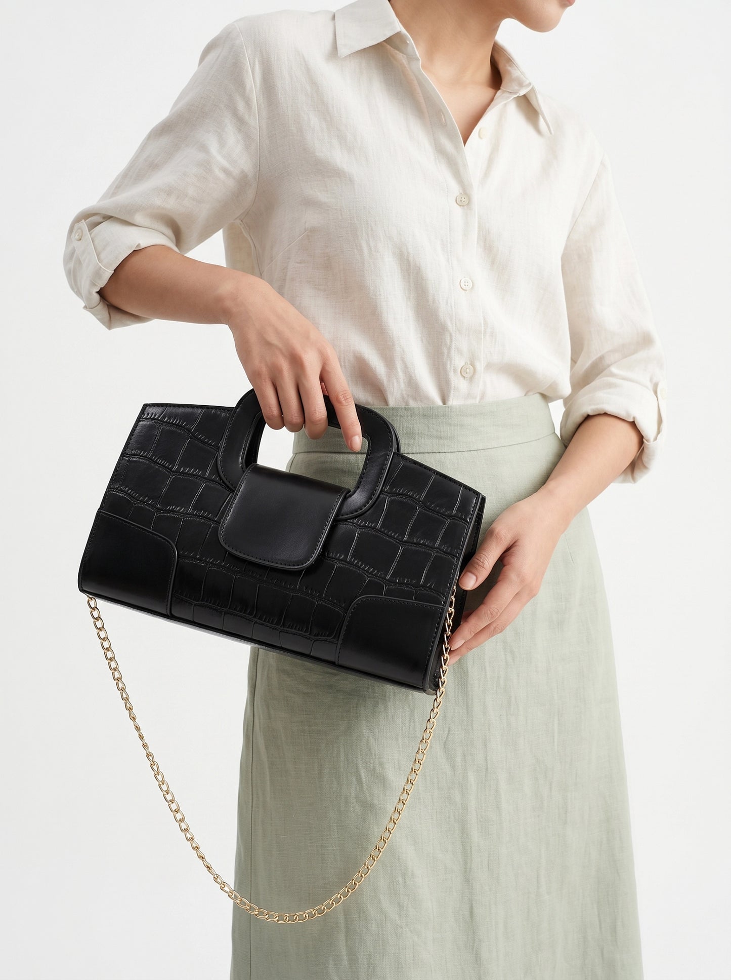 Caurelle | Women’s Crocodile-Pattern Handbag