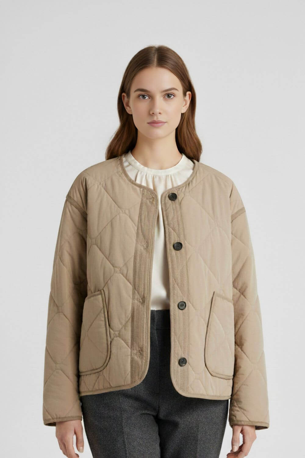 Caurelle | Women’s Quilted Padded Jacket – Elegant Warmth for the Cold Season